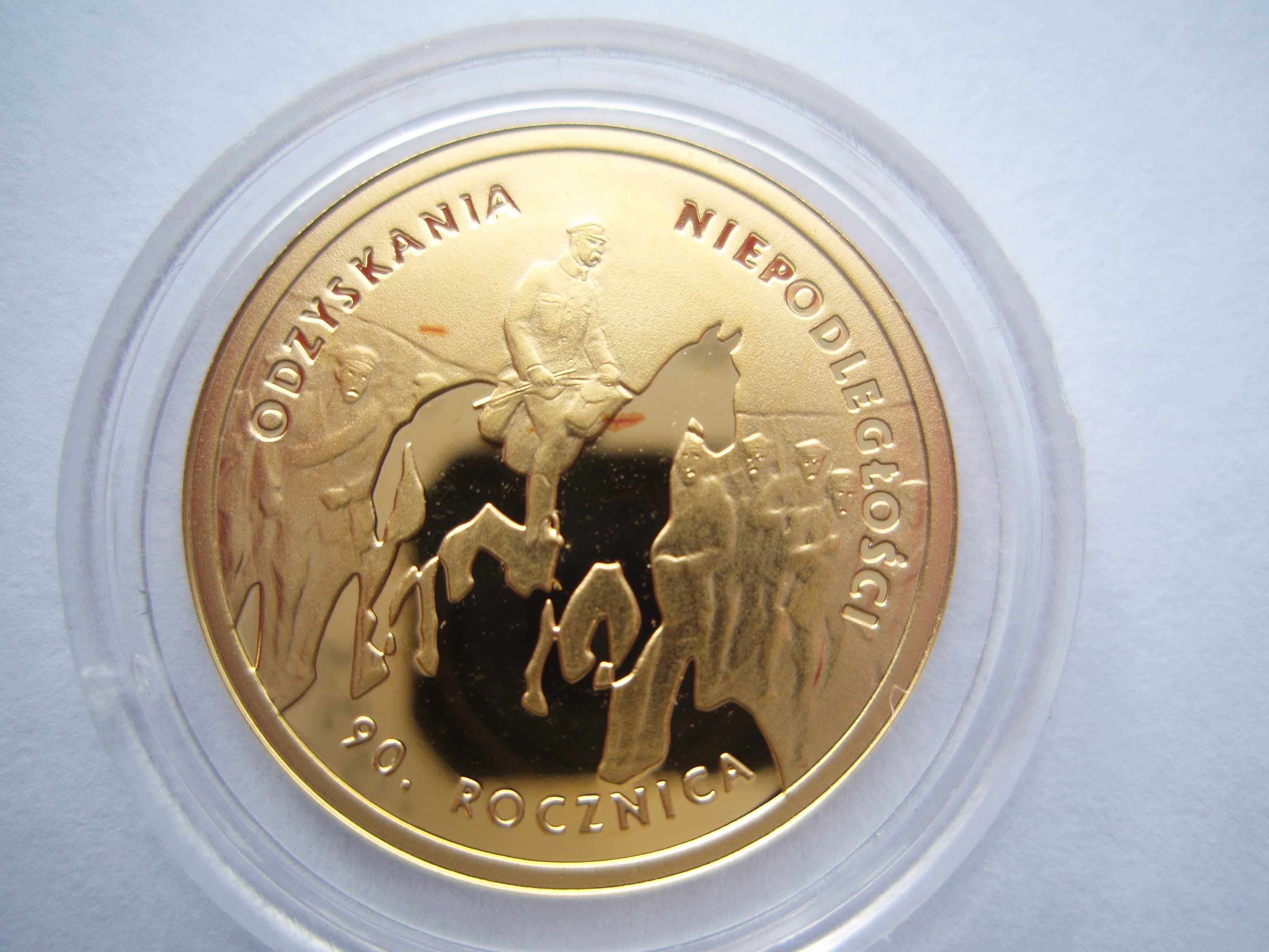 50 złotych 2008 90-ta rocznica odzyskania niepodległości Au