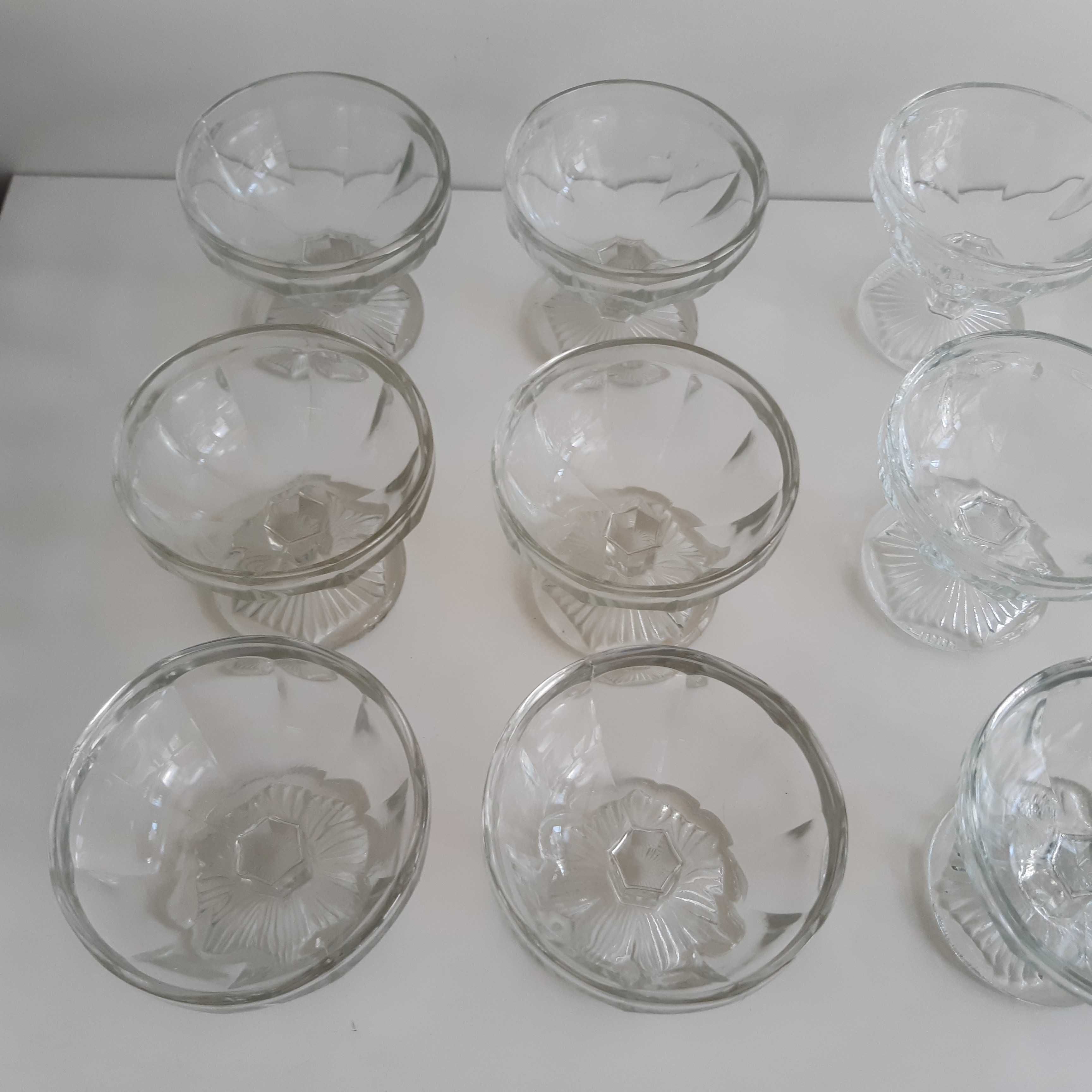 15 Taças c/pé Vidro Pequenas p/ Sobremesas Gelados