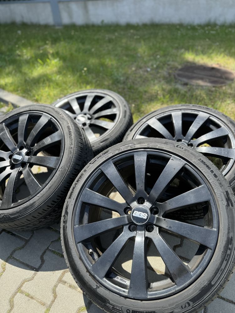 Felgi BBS r 19 5x112 z oponami lato BRAVURIS 235/40 r19 Y XL