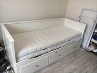 Łóżko ikea Hemnes 3 szuflady