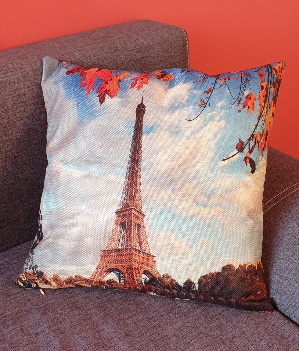 Poszewki na poduszki 2 szt Wieża Eiffla Paryż