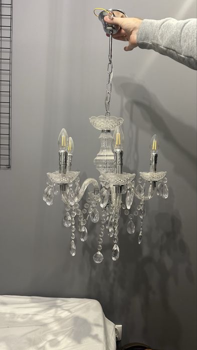 Lampa sufitowa „kryształowa”