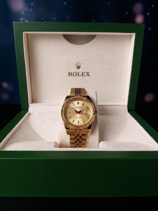 Rolex dayjust zloty