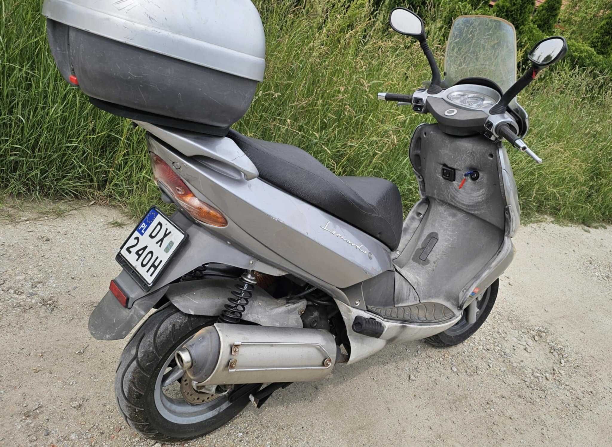 Aprilia Leonardo 125 - 2002R  /  25tyś km. Opłacona ! + kufer
