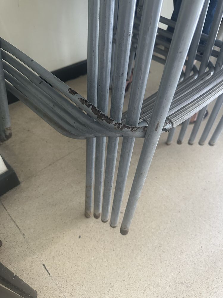 Bancos altos com encosto preto 63 cm de altura