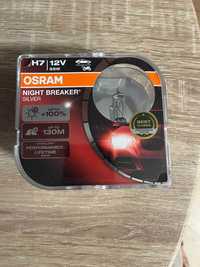 Żarówki OSRAM H7 12V, 55W, night breaker, silver, nowe