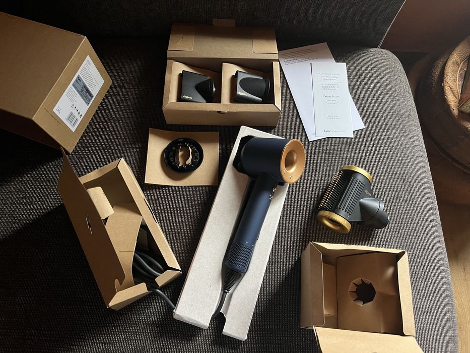 Secador Dyson SuperSonic Blue (C/ caixa original + acessórios)