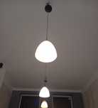 3 lampy wiszące 85cm