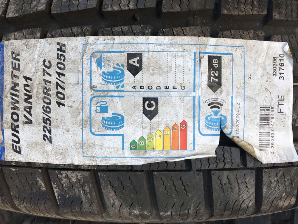 Falken 225/60r17c пара резина шини нові склад оригінал зима