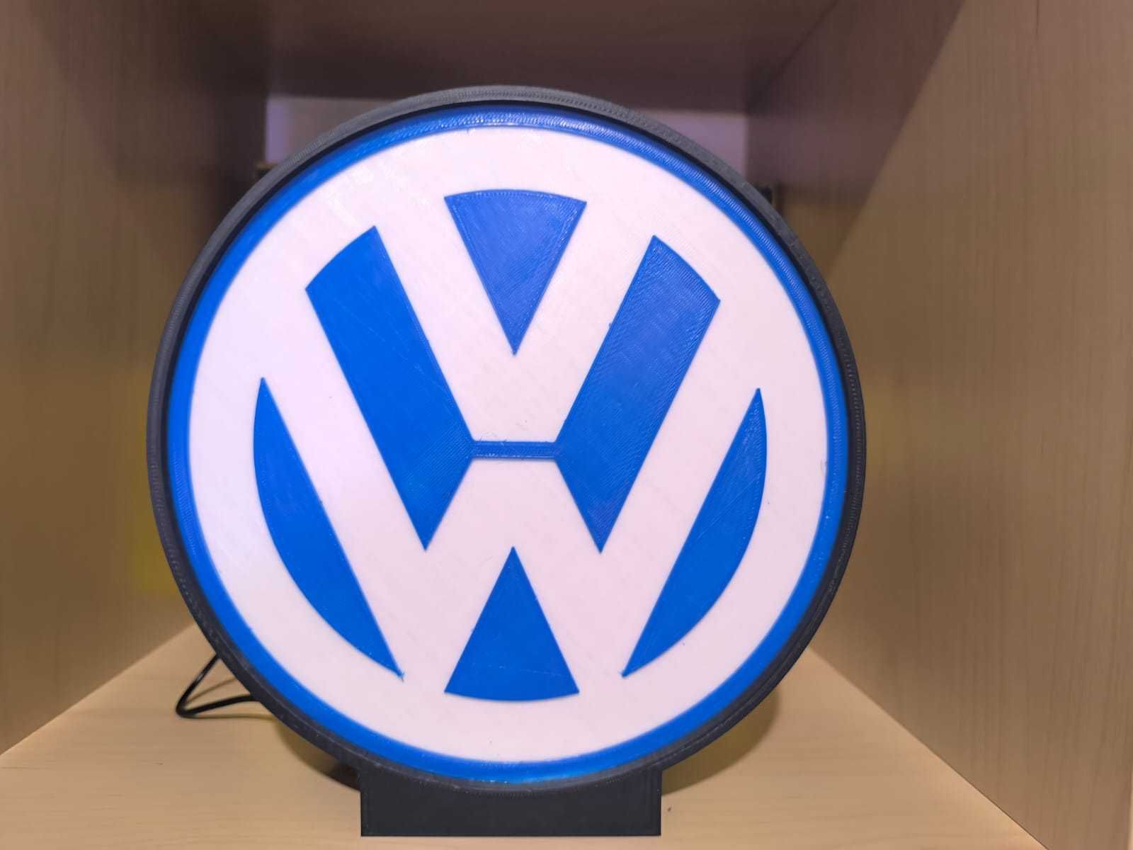 Luminaria-LIghtbox  " VOLKSWAGEN "