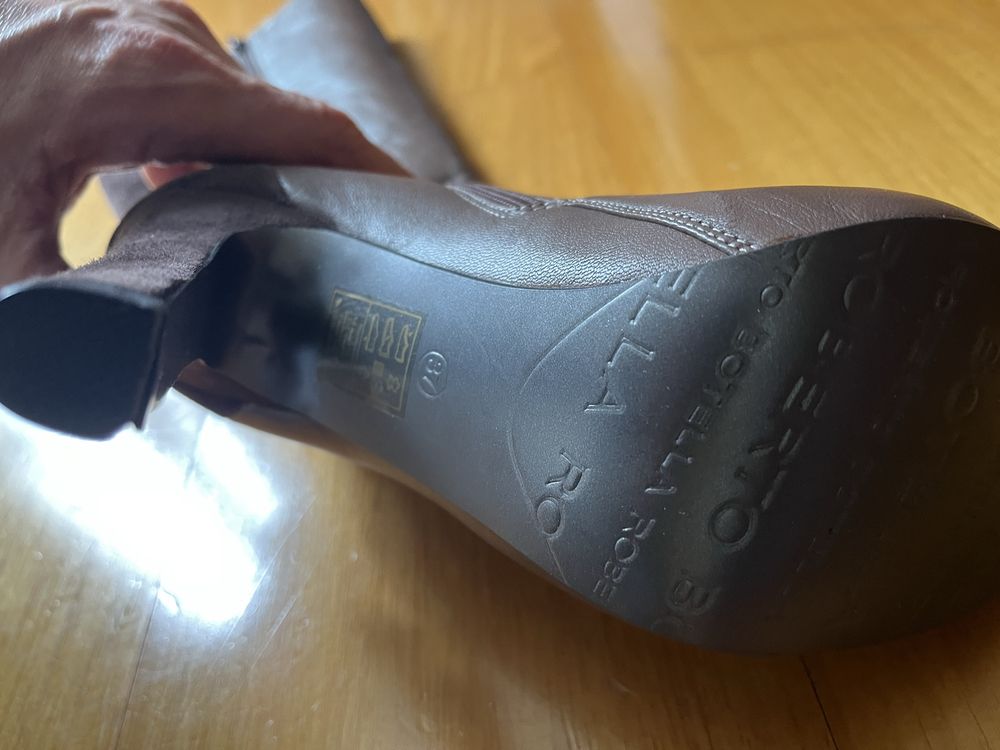 Botas cano alto marca roberto botella número 37 novas