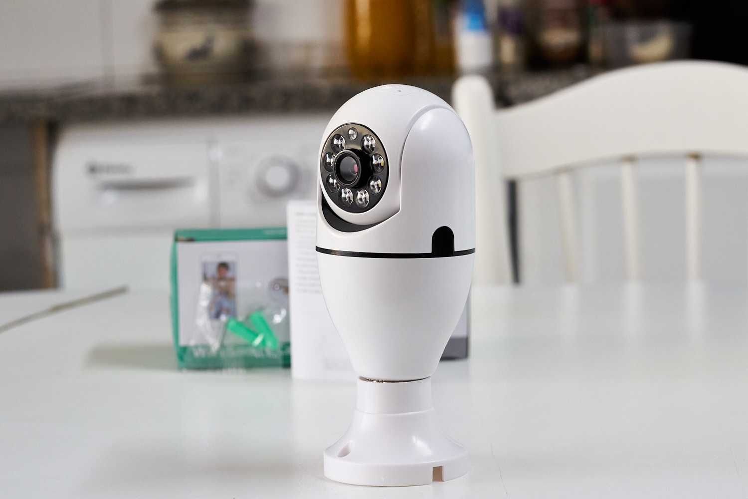 Camara de vigilancia – Rotacao H 360º V90º, WiFi, 32 GB, HD