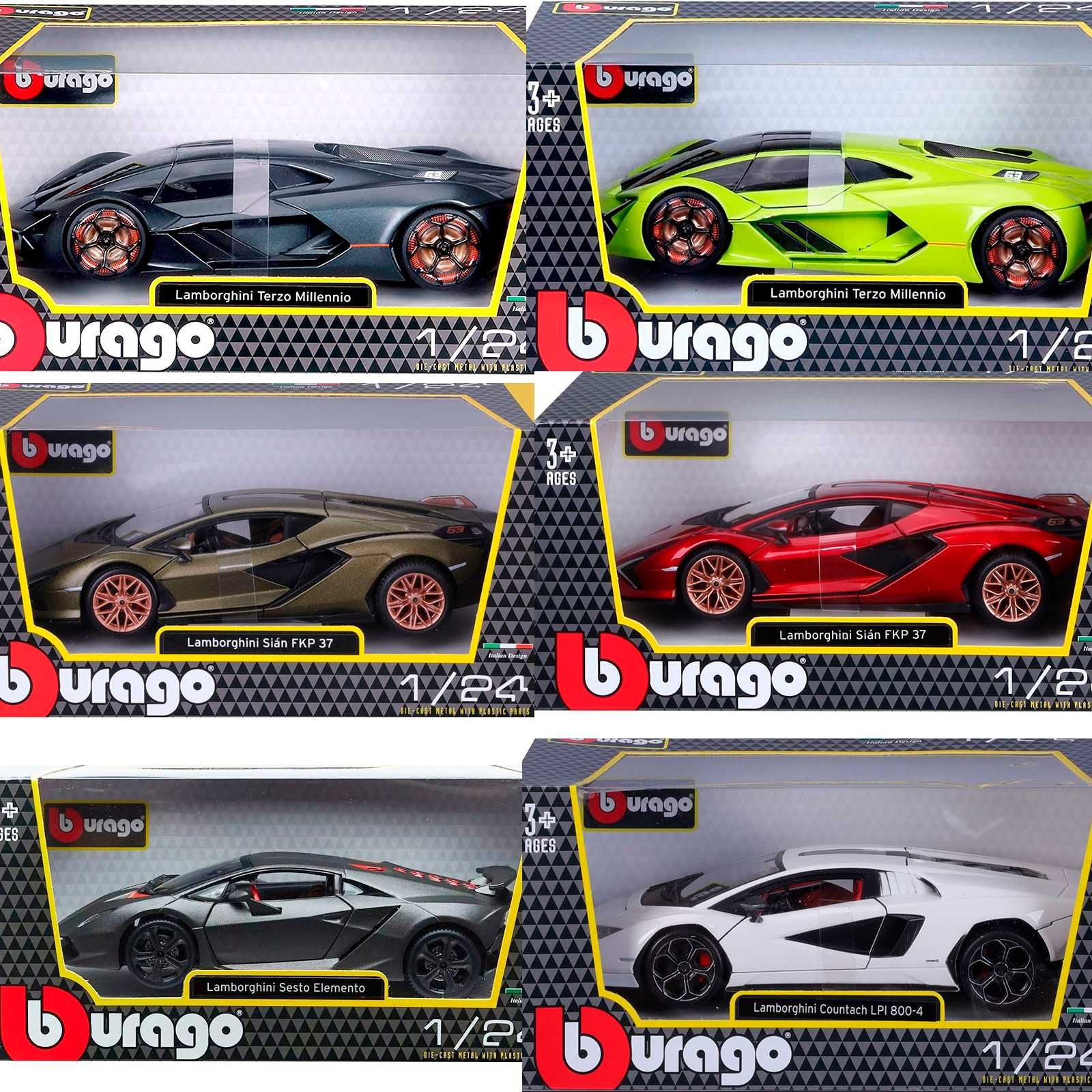 Машинки Автомоделі ББураго, Bburago 1:24, масштабні моделі