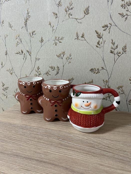 Новорічна чашка, різдвяні чашки подарунок