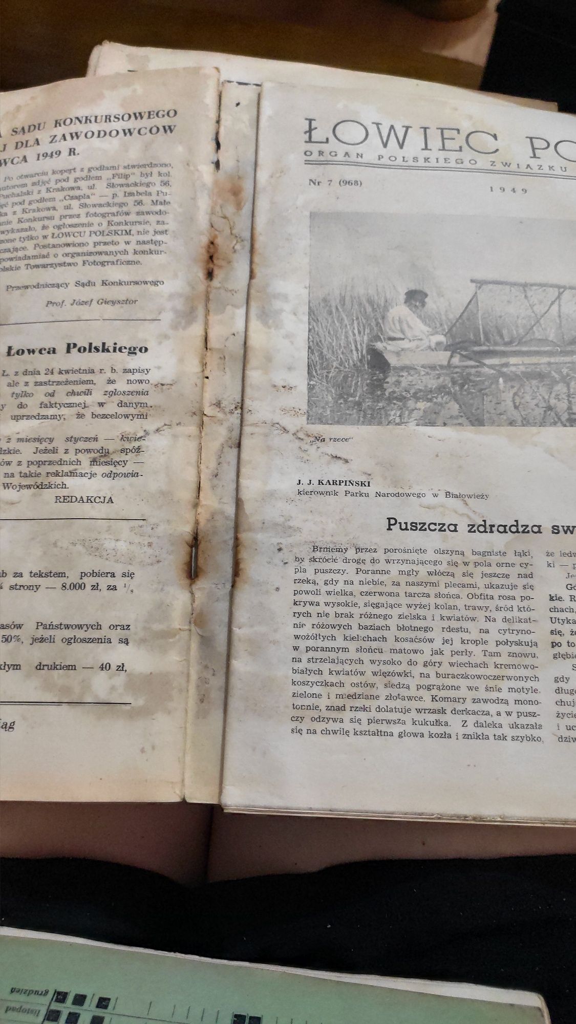 Stare gazety. Łowiec Polski.