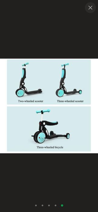 детский беговел-трансформер 5-в-1