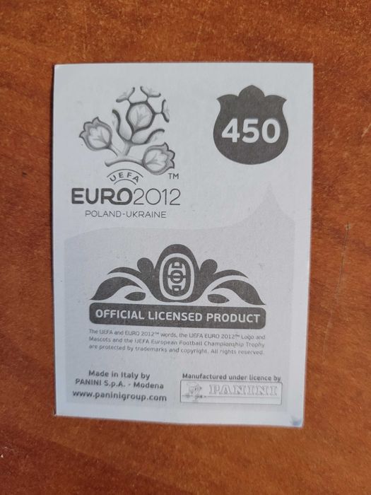 Johan Elmander - naklejka Panini