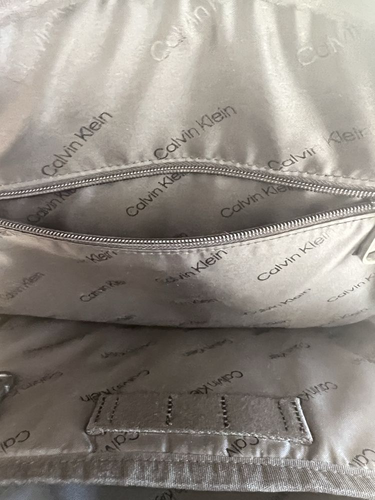 Чоловічий чорний рюкзак Calvin Klein шкіра