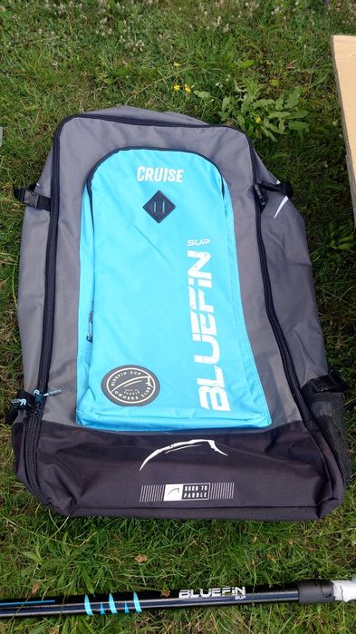 Deska SUP/kajak 2w1 Wiosło z kompozytu Lekka + plecak Bluefin 327 cm