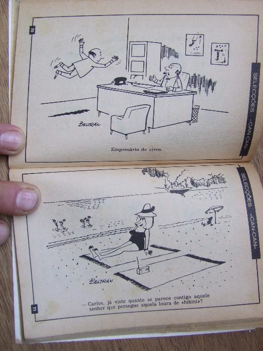 livro humorístico "selecções can can" - anos 60 - portes grátis