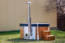 Balia Ogrodowa 225cm Hot Tub SPA Gorąca Beczka Pokrywa Termiczna