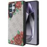 Etui Guess Leather 4G Flowers Print Metal Classic Logo MagSafe na Sams