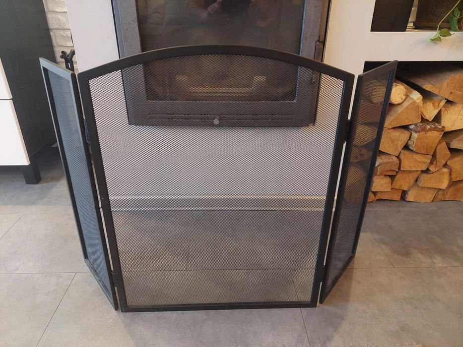 Parawan Kominkowy / osłona do kominka / jak nowy