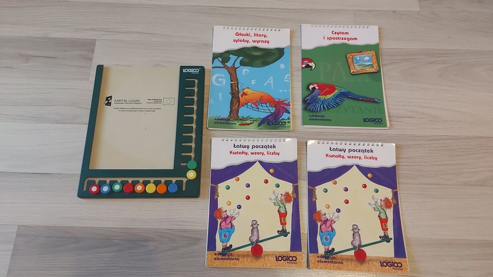 Logico primo środek dydatyczny i 4 ksiązeczki