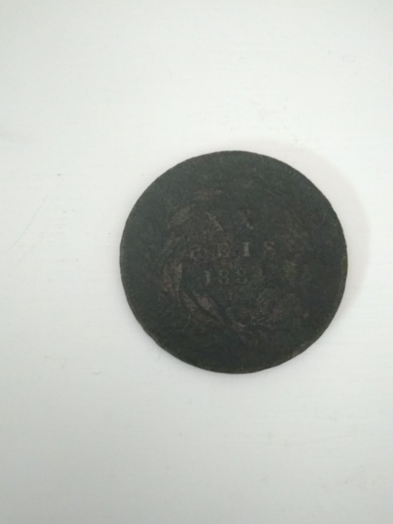 XX Reis Bronze 1884