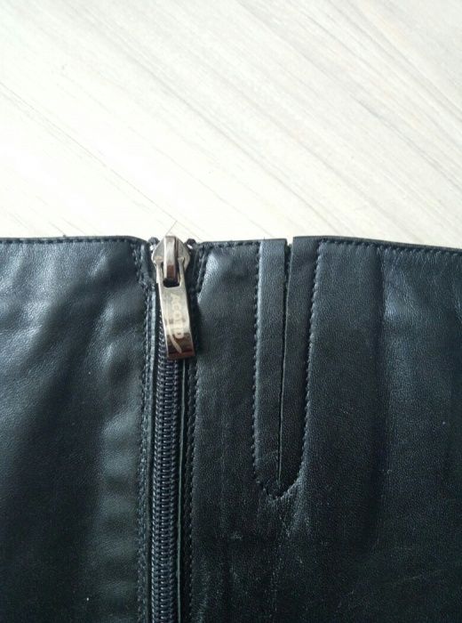 Kozaki skórzane na obczasie firmy Acord rozm. 40