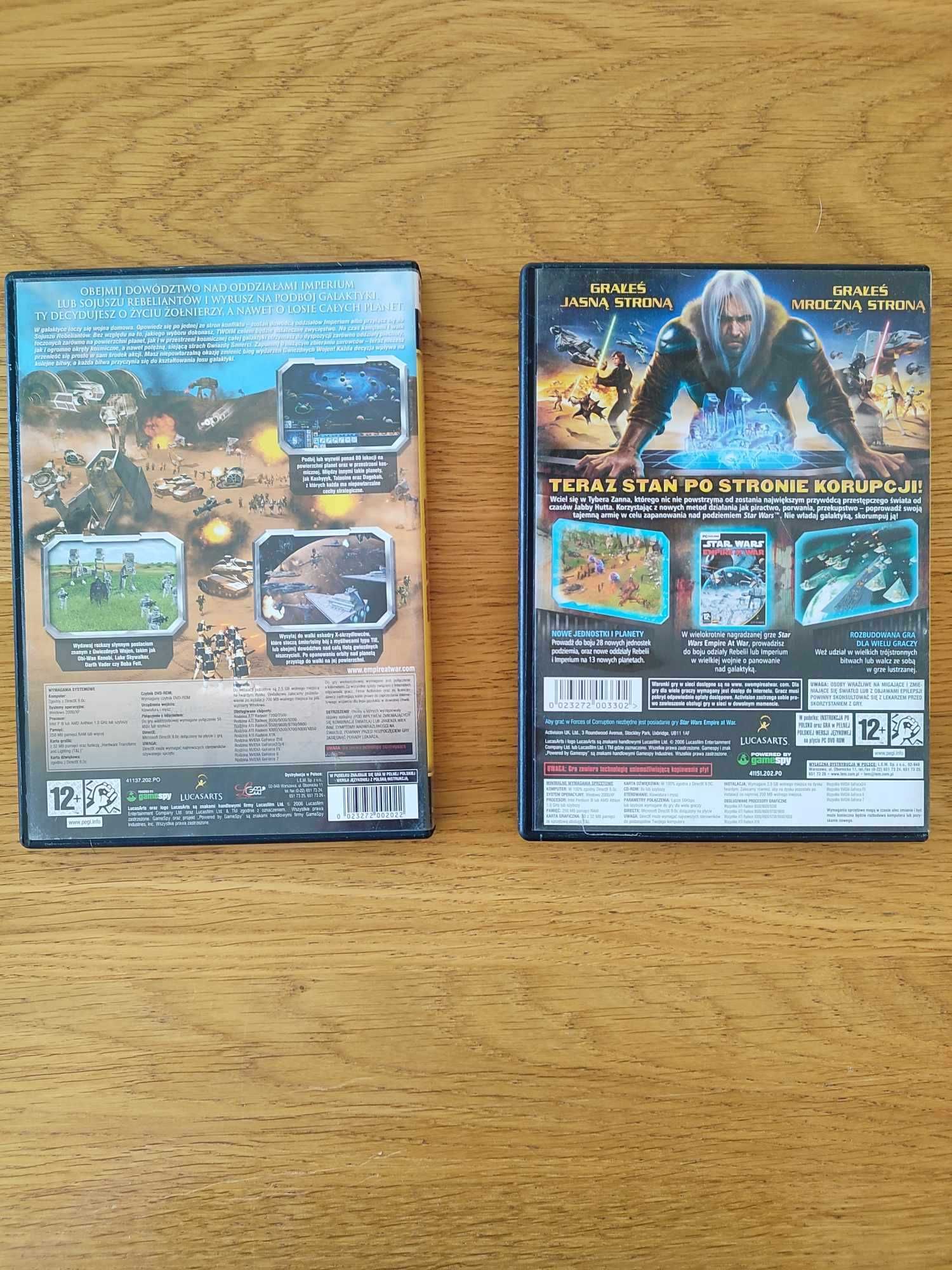 Gra Star Wars Empire at War + Dodatek Forces of Corruption PC