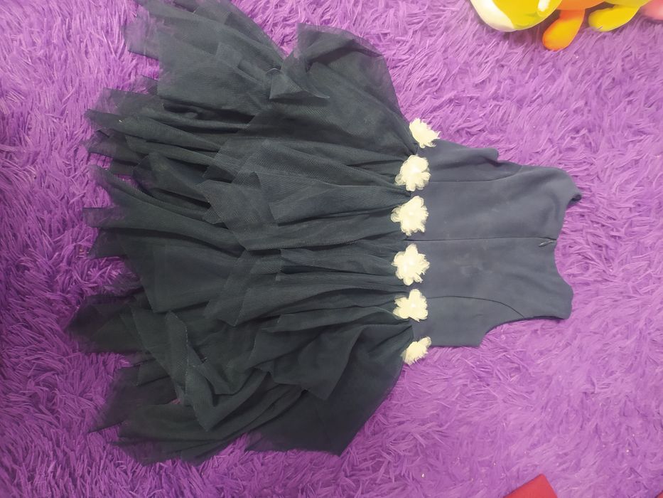 Плаття темно синє