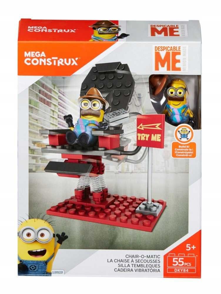 Minionki  Klocki Wstrząsofotel 55 el. MEGA BLOKS