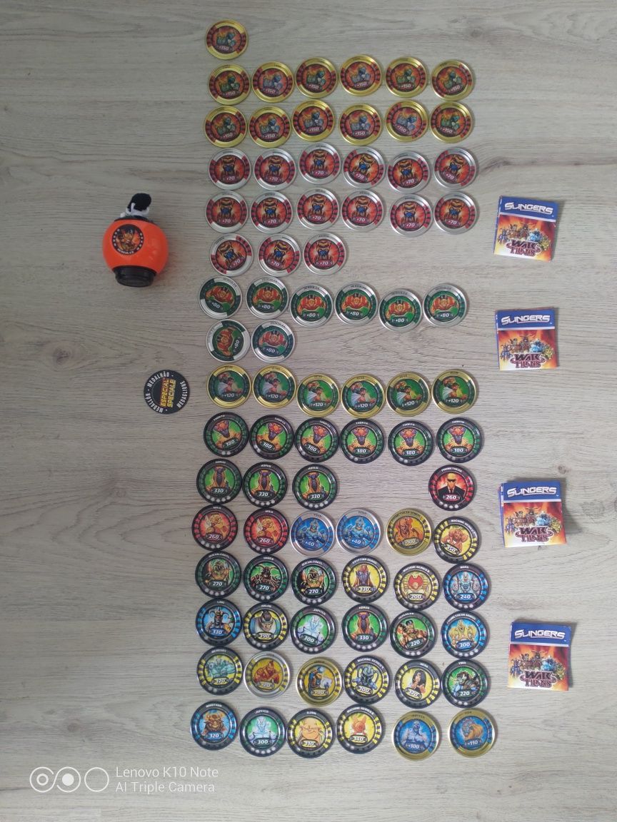 TAZOS metal Slingers War Titans Medallion