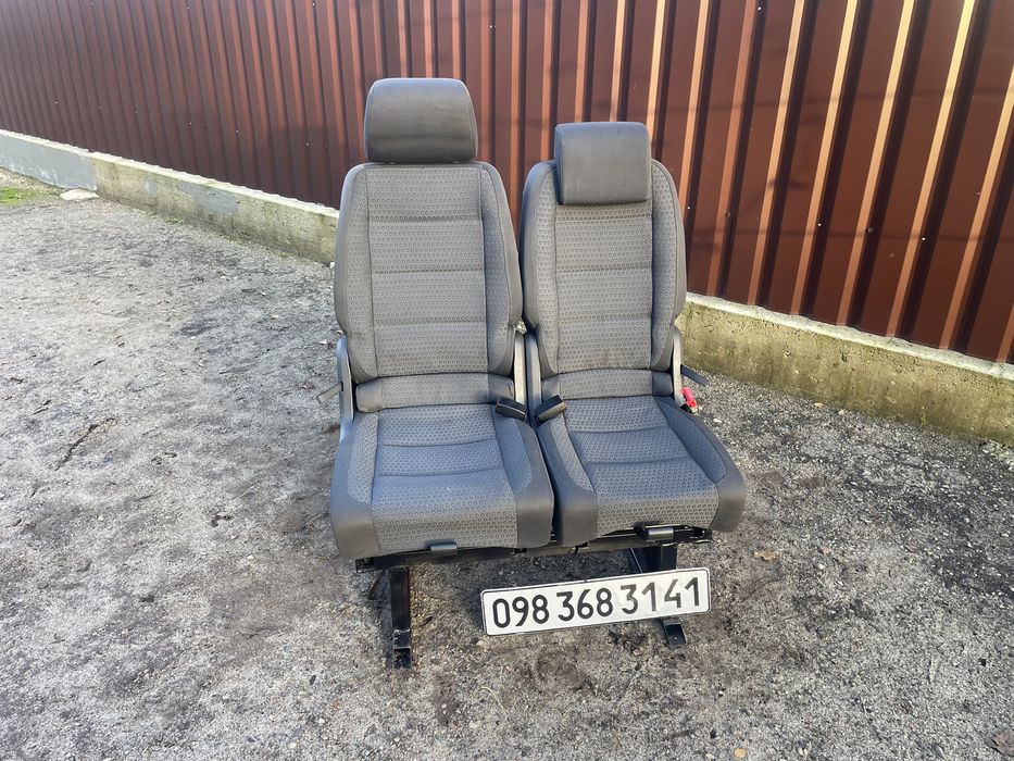 Сидіння полуторка спарка trafic 3 сидения vivaro водійське primastar