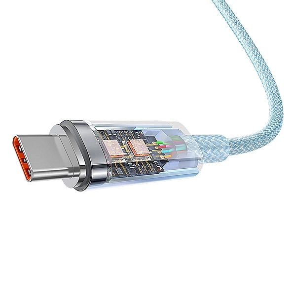 Kabel Baseus Explorer 100W USB-C - USB-C z inteligentnym czujnikiem te