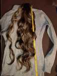 Nowy Kucyk doczepiany oplatany fale/loki wielotonowy blond