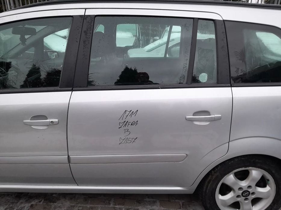 OPEL ZAFIRA B DRZWI LEWE TYLNE LEWY TYŁ KOLOR: Z157