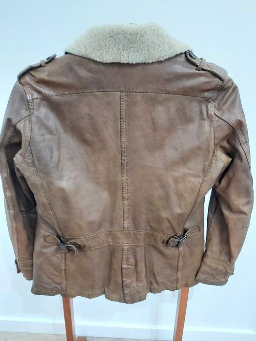 Casaco homem em pele genuína Diesel