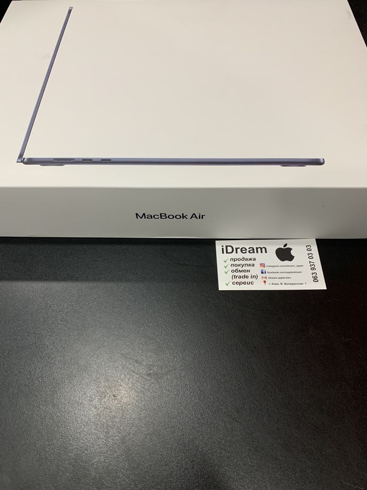 Apple MacBook Air 15.3 256gb Midnight 2023 ГАРАНТИЯ от МАГАЗИНА