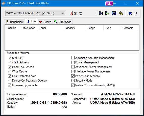 Dysk twardy WD Purple WD30PURX 3TB SATA III 3,5"