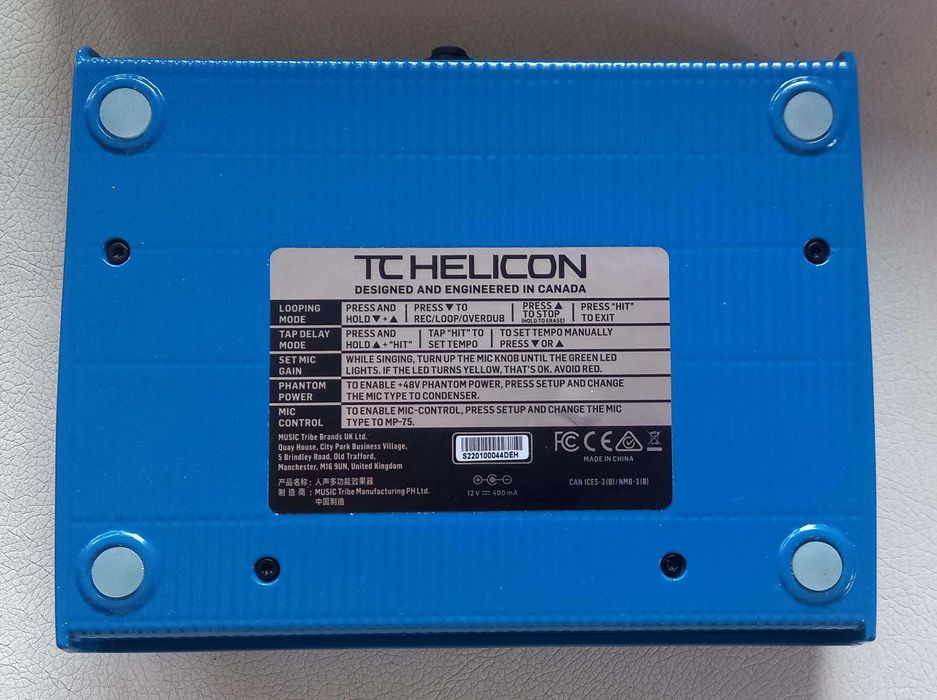 TC Helicon VoiceLive Play, NOWE Oprogr, 500 presetów, Instr PL, 2023r.