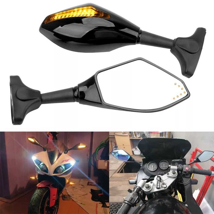Мото зеркала Yamaha YZF R1 R6 R3 FZS600 Fazer FZ6S FZ1S XJ6S Tmax 500