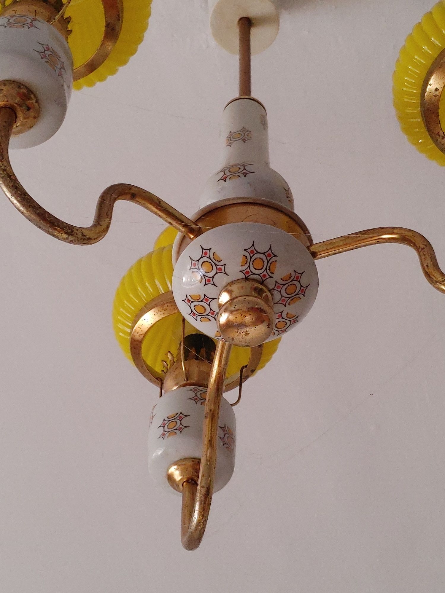 PRL Lampa sufitowa Vintage w db stanie SPRAWDŹ