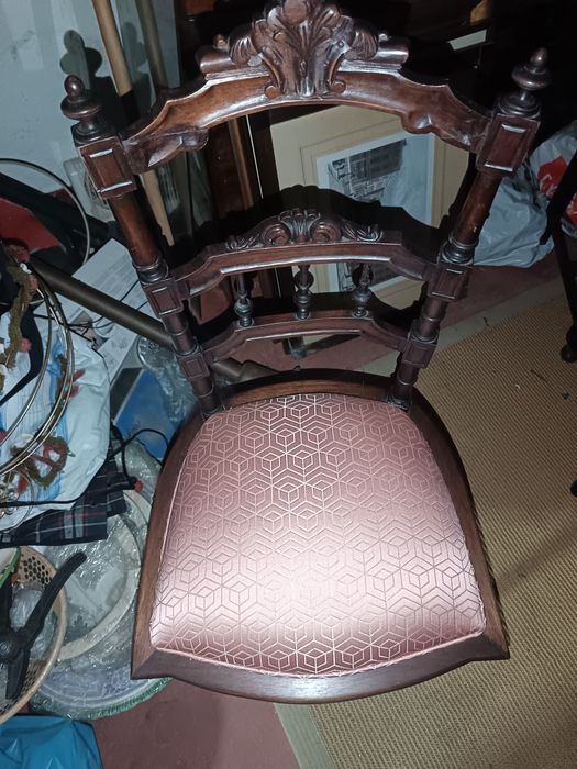 Mesa estilo murano com cadeiras