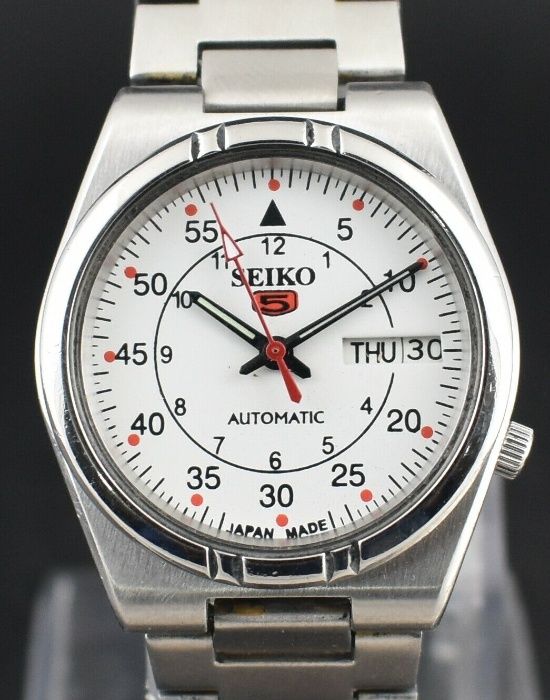 Seiko 5 Jóia 21 Automático. Made JAPAN Relógio Masculino. 35 mm