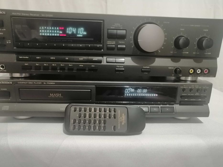 Sprzedam zestaw technicsa  amplituner, CD + pilot