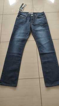 męskie spodnie jeansowe SAROL rozmiar 34/32