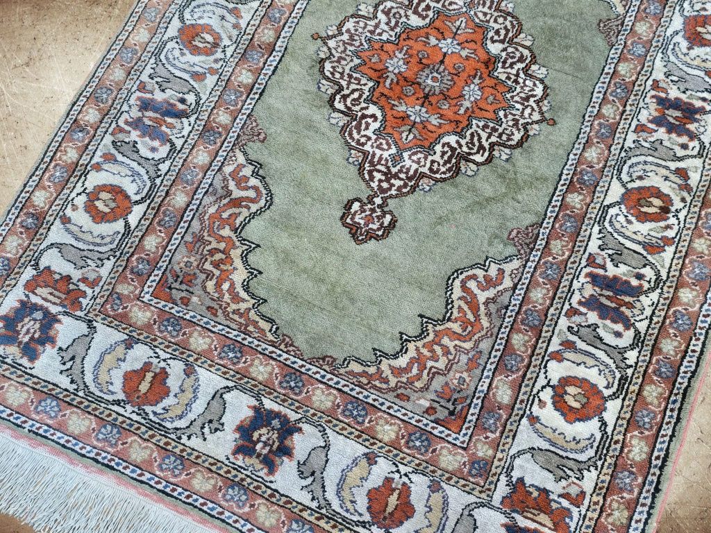 Kayseri - Rękodzieło - Perski dywan z czystej wełny  90 x 148 wełniany