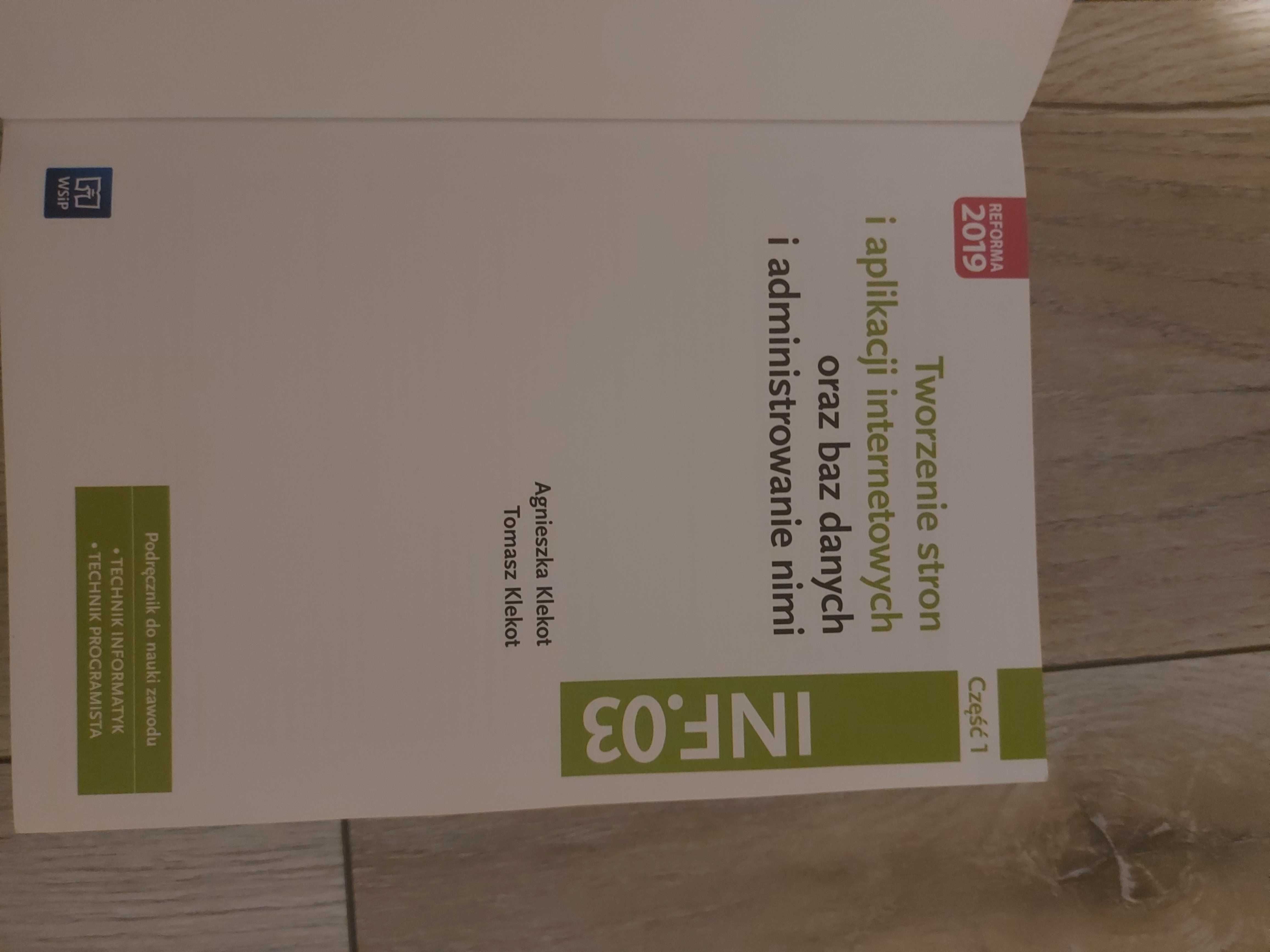 Podręcznik do nauki zawodu informatyk programista Część 1